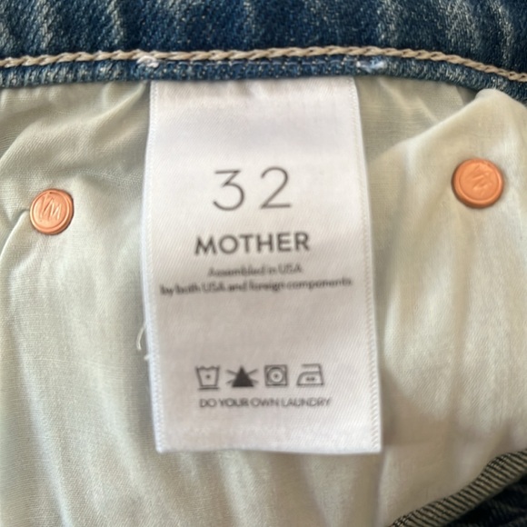 MOTHER High Waisted Rider Ankle in Salt of the Earth - 32 - Picture 11 of 13
